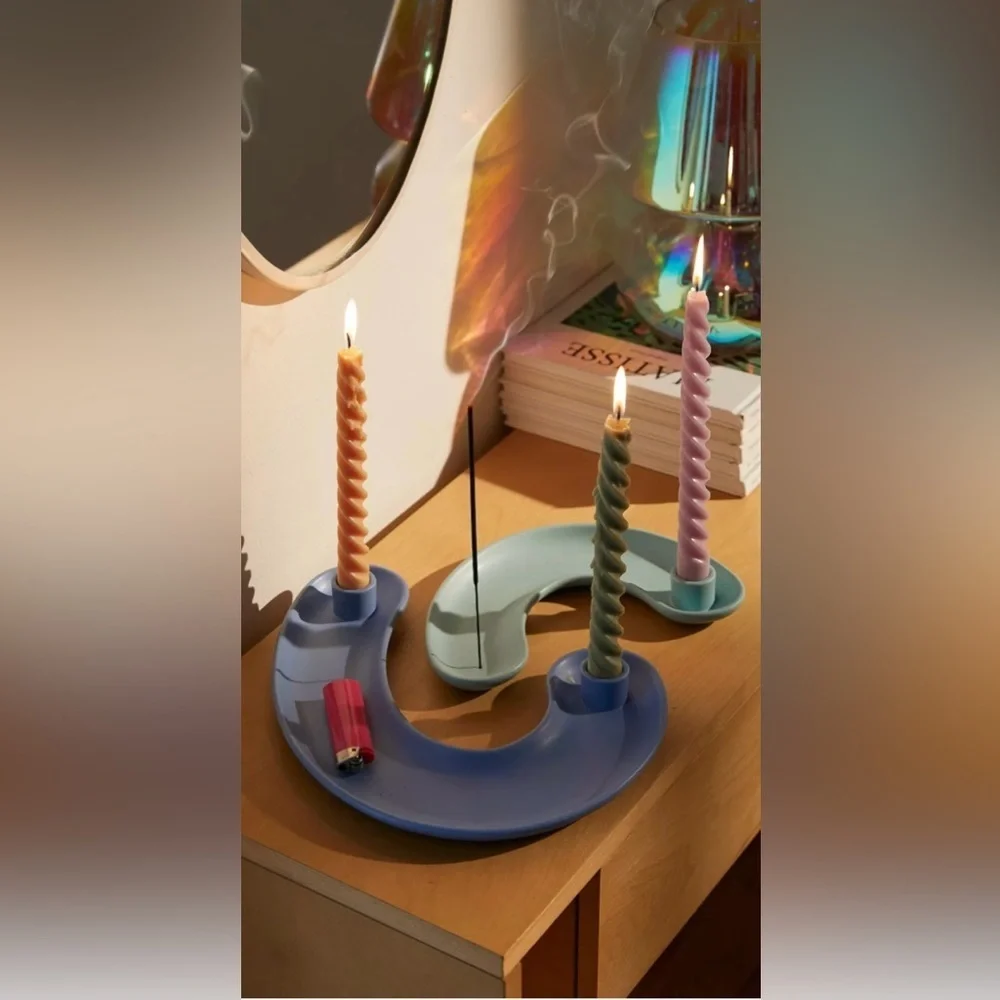 Urban Outfitters Laurel Double Taper Candle Holder